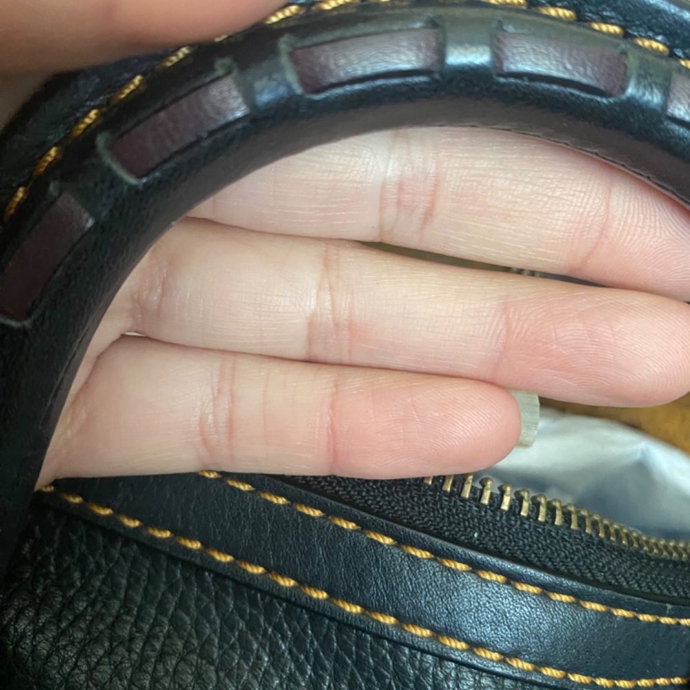 Coach Black Leather Rogue 1941 Satchel - Picture 8 of 16